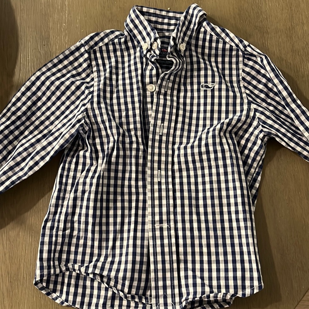 Vineyard vines boys 2t button down shirt